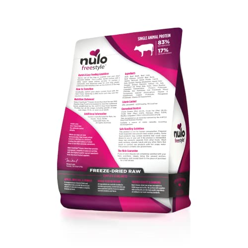Nulo Freestyle Freeze-Dried Raw Dog Food with BC30 Probiotic
