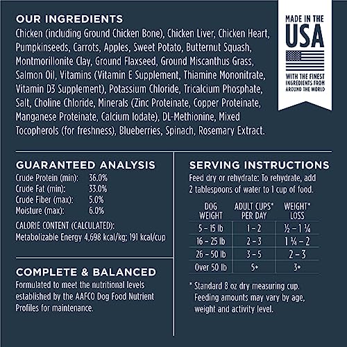 Instinct Freeze Dried Raw Chicken Dog Food, 27oz