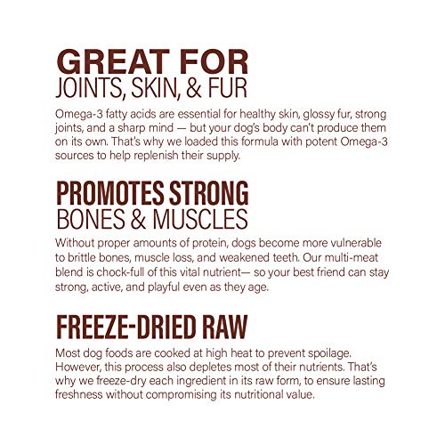 360 Pet Nutrition Freeze Dried Raw Dog Meal (Adult)