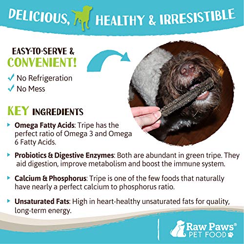 Raw Paws Lamb Tripe Sticks - All-natural Dog Treats