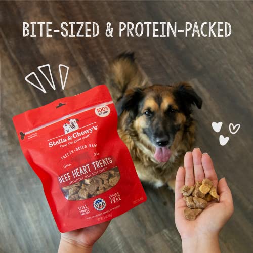 Stella & Chewy's Beef Heart Treats, 3 oz. Bag
