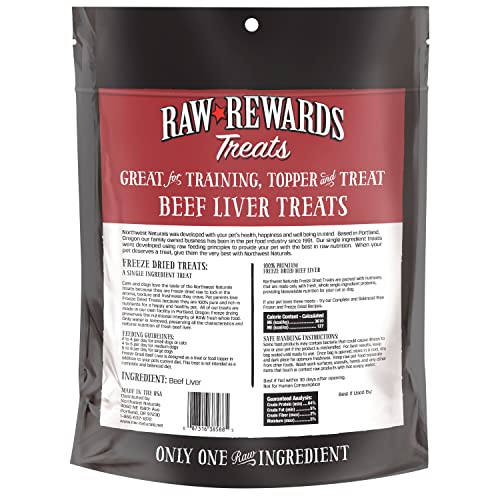 Beef Liver Freeze-Dried Treats - Gluten-Free Raw Food