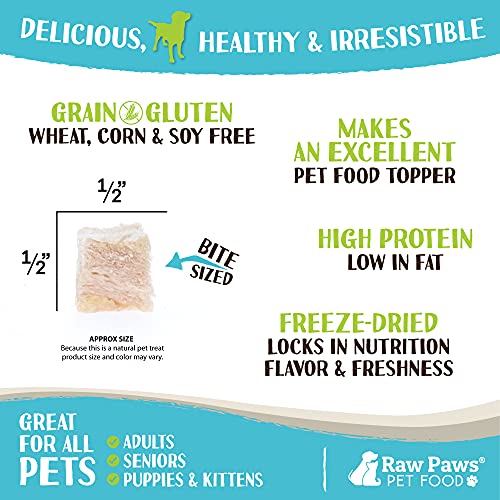 USA Made Raw Chicken Treats for Dogs & Cats