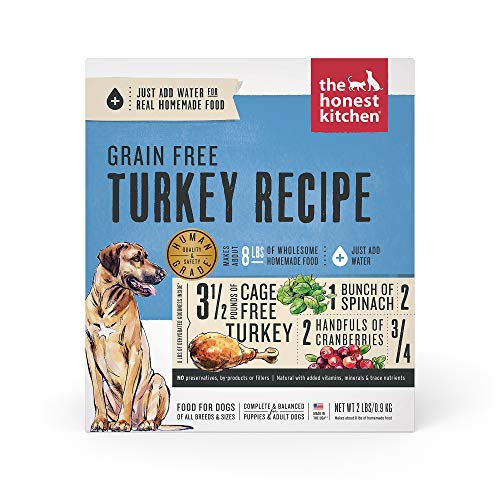 Honest Kitchen Dehydrated Turkey Dog Food - Complete Diet
