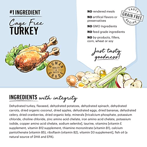 Honest Kitchen Dehydrated Turkey Dog Food - Complete Diet