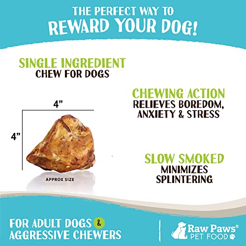 USA Made Smoked Beef Kneecaps for Powerful Chewers