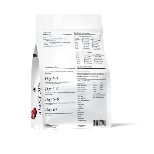 Maev Raw Dog Food: Freeze Dried, Lean Beef Protein, 10 lbs