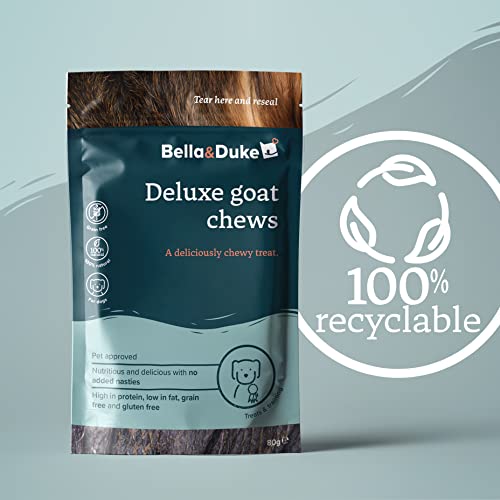 Bella & Duke Deluxe Goat Chews - Natural & Protein-Rich