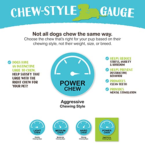 USA-Made Raw Cow Shin Bones for Large Dogs: 3-Pack