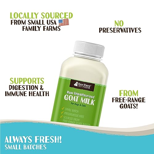 Raw Goat Milk for Dogs & Cats - 16 oz (14 pack)