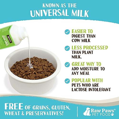 Raw Goat Milk for Dogs & Cats - 16 oz (14 pack)