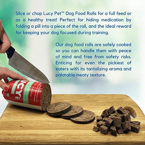Lucy Pet Beef Dog Food Rolls