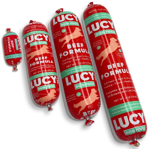 Lucy Pet Beef Dog Food Rolls