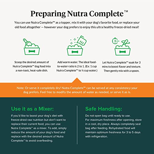 Nutra Complete: Freeze-Dried Raw Dog Food (Beef)