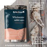 Bella & Duke Rabbit Ears - Crunchy Chews for Dogs