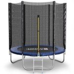 Fellie 8FT Kids Trampoline with Safety Net