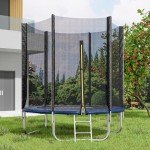 Fellie 8FT Kids Trampoline with Safety Net