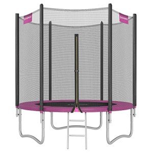 6 ft Kids Trampoline with Enclosure and Safety Pad