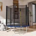 Fellie 8FT Kids Trampoline with Safety Net