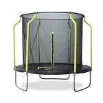 Plum 8ft Wave Safety Trampoline with Enclosure