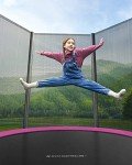 6 ft Kids Trampoline with Enclosure and Safety Pad