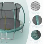 Fellie 8FT Kids Trampoline with Safety Net
