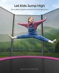 6 ft Kids Trampoline with Enclosure and Safety Pad