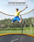 12 ft Kids Trampoline with Safety Enclosure Net