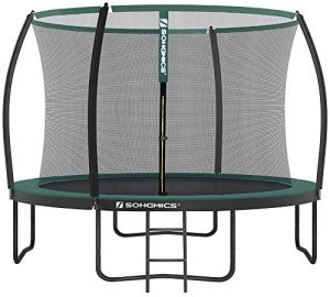 10 ft Kids Trampoline with Enclosure and Ladder