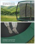 10 ft Kids Trampoline with Enclosure and Ladder