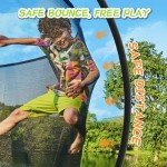 CalmMax 10FT Trampoline with Safety Enclosure