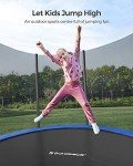 SONGMICS 10 ft Kids Trampoline with Safety Net