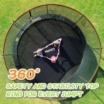 CalmMax 10FT Trampoline with Safety Enclosure