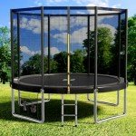Devoko 10ft Kids Trampoline with Safety Net