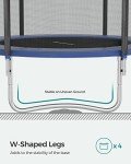 SONGMICS 10 ft Kids Trampoline with Safety Net
