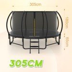 CalmMax 10FT Trampoline with Safety Enclosure