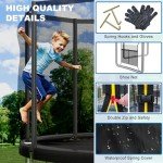 Devoko 10ft Kids Trampoline with Safety Net