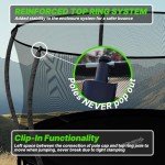 10FT LeJump Recreational Trampoline with Enclosure Net