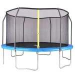 14ft Big Air Trampoline with Safety Enclosure