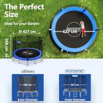 Monzana® 14ft Trampoline Set with Safety Accessories