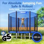 10ft Monzana® Trampoline Set with Safety Net