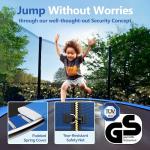 10ft Monzana® Trampoline Set with Safety Net