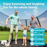 10FT LeJump Recreational Trampoline with Enclosure Net