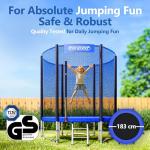 MONZANA® 6ft Trampoline Set with Safety Net