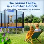 10ft Monzana® Trampoline Set with Safety Net