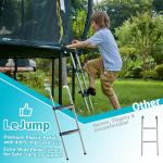 10FT LeJump Recreational Trampoline with Enclosure Net