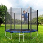 Merax 6FT Kids Trampoline with Safety Net & Ladder