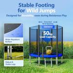 MONZANA® 6ft Trampoline Set with Safety Net