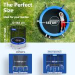 MONZANA® 6ft Trampoline Set with Safety Net
