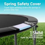 10FT LeJump Recreational Trampoline with Enclosure Net